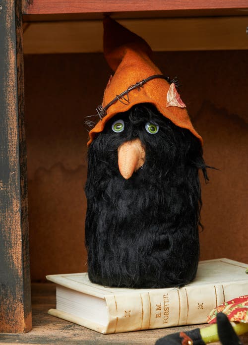 Gallerie Ii Halloween Hairy Montague Gnome Folk Art Doll Figurine Joe Spencer Gathered Traditions Co In Multi