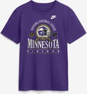 Nike Men's Nike Purple Minnesota Vikings Rewind Team Spirit Essential Cotton T-Shirt