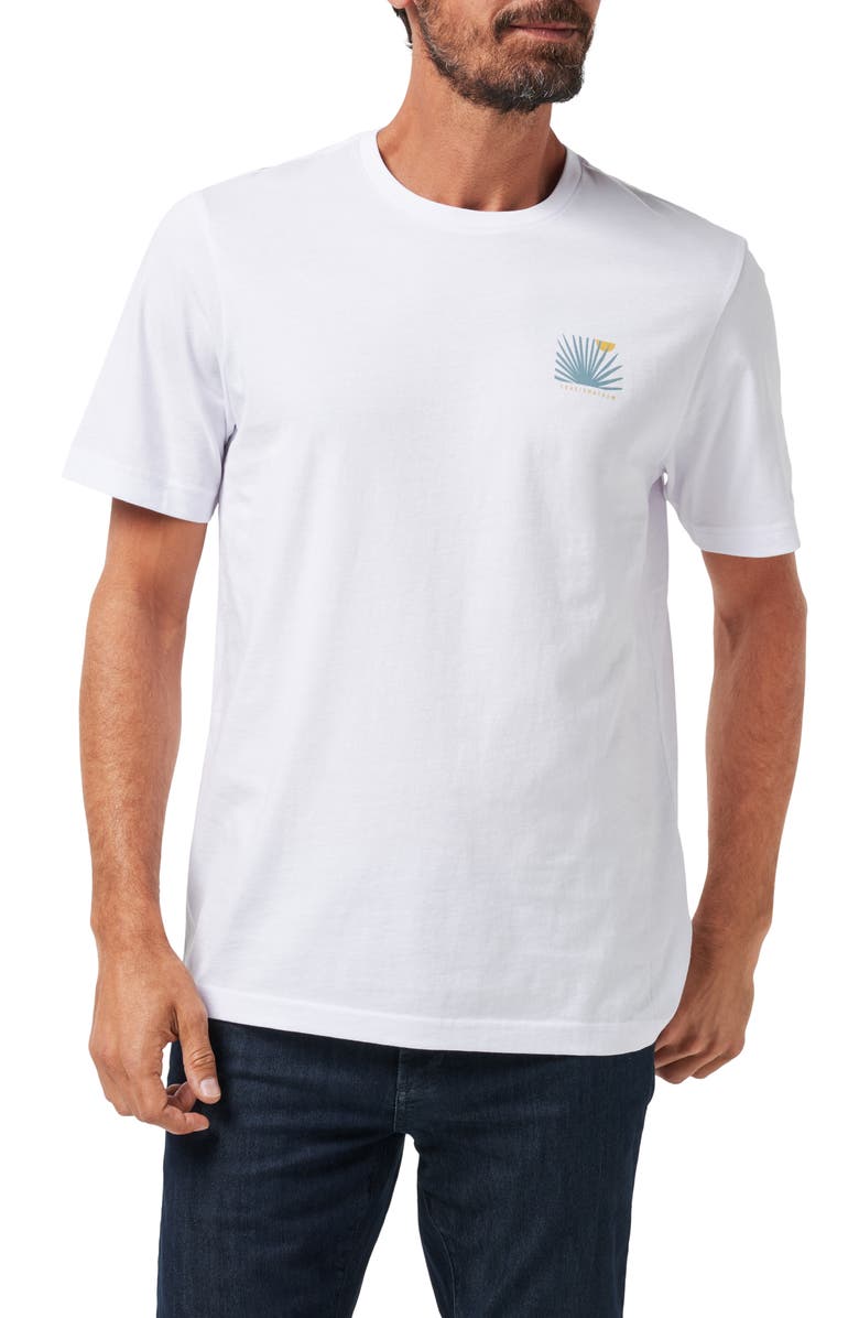 TravisMathew Side Order Graphic T-Shirt, Main, color, White