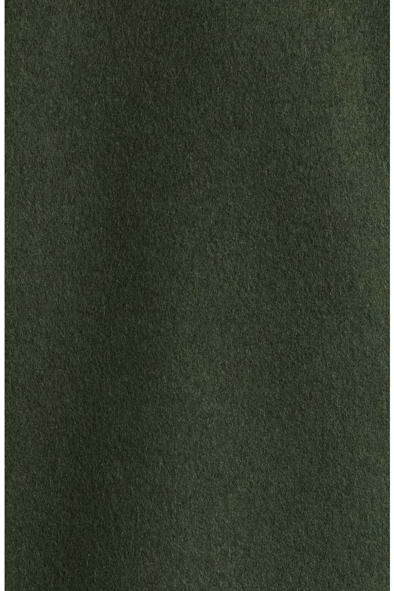 Double Breasted Wool Blend Peacoat, Alternate, color, IVY MELANGE - 2VR