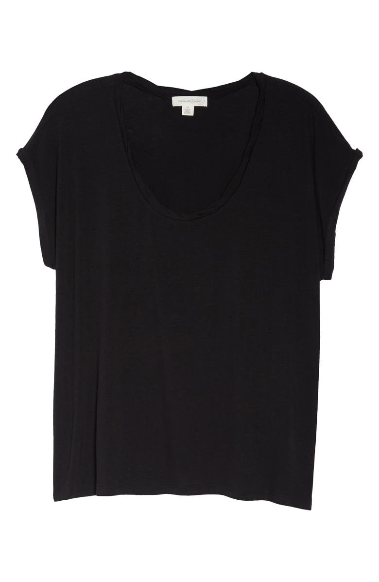 Treasure & Bond Twist Neck Detail T-Shirt, Alternate, color,