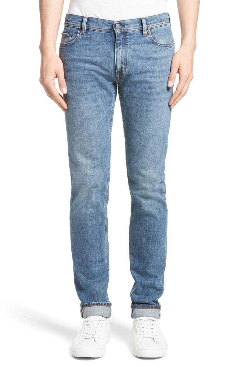 Acne Studios North Skinny Jeans, Main, color, 