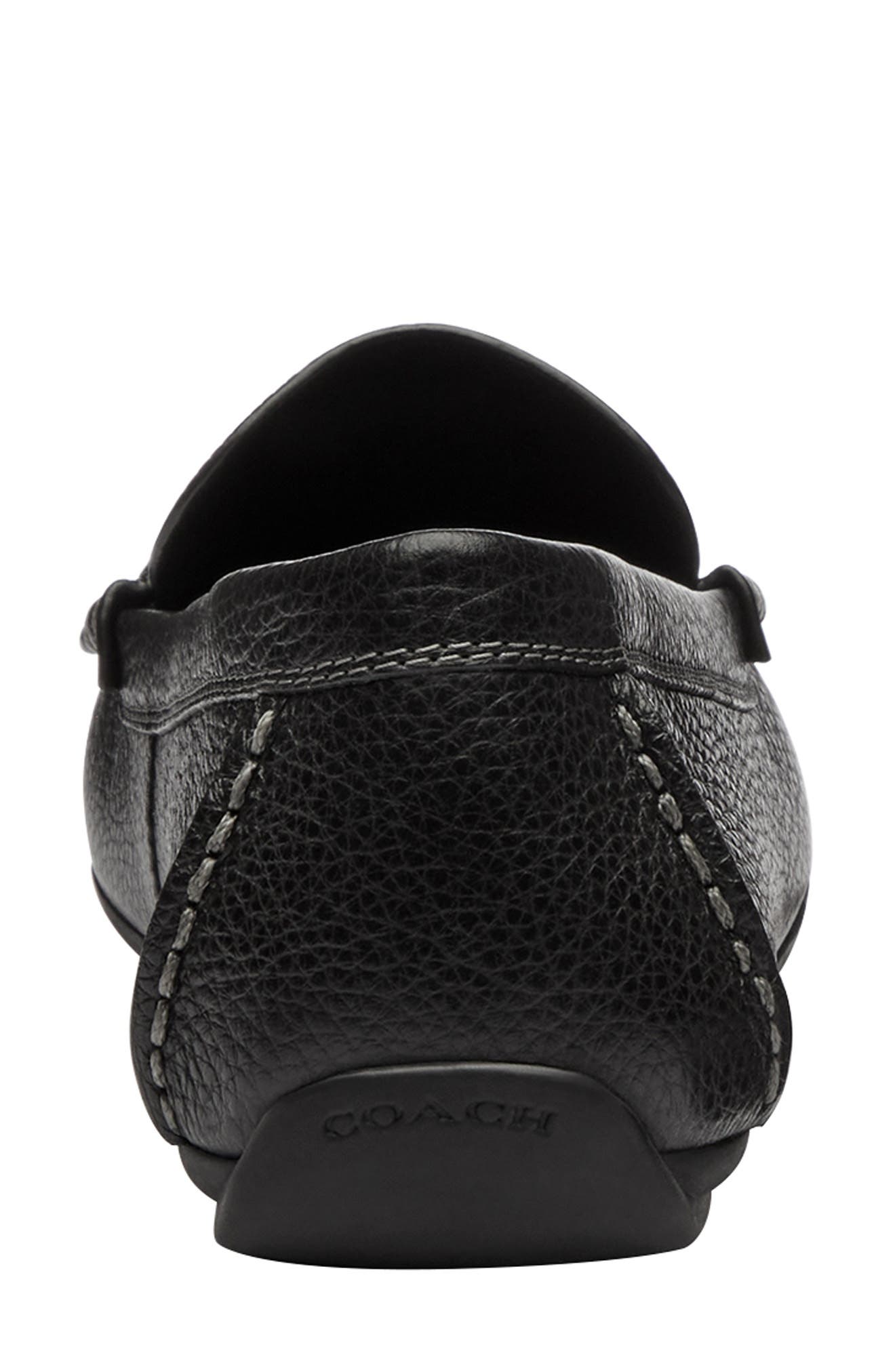 COACH Sculpted C Driving Loafer, Alternate, color, Black