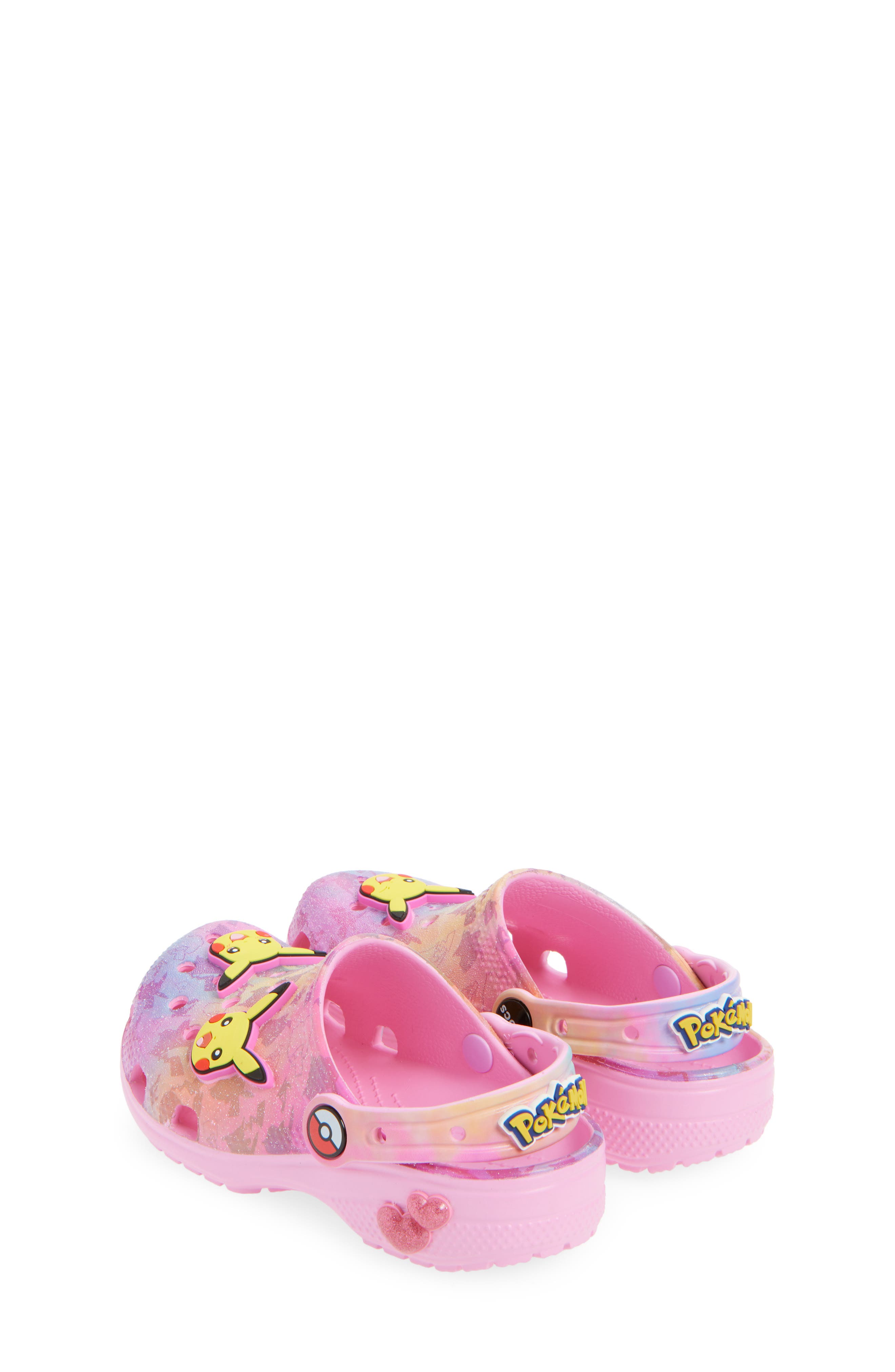 CROCS Kids' Pikachu Waterproof Clog, Alternate, color, Multi Pink