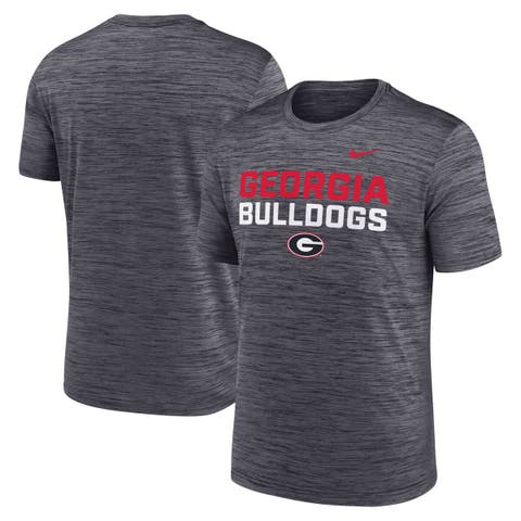 Men
s Nike Black Georgia Bulldogs Campus Center Stack Velocity Dri-FIT T-Shirt