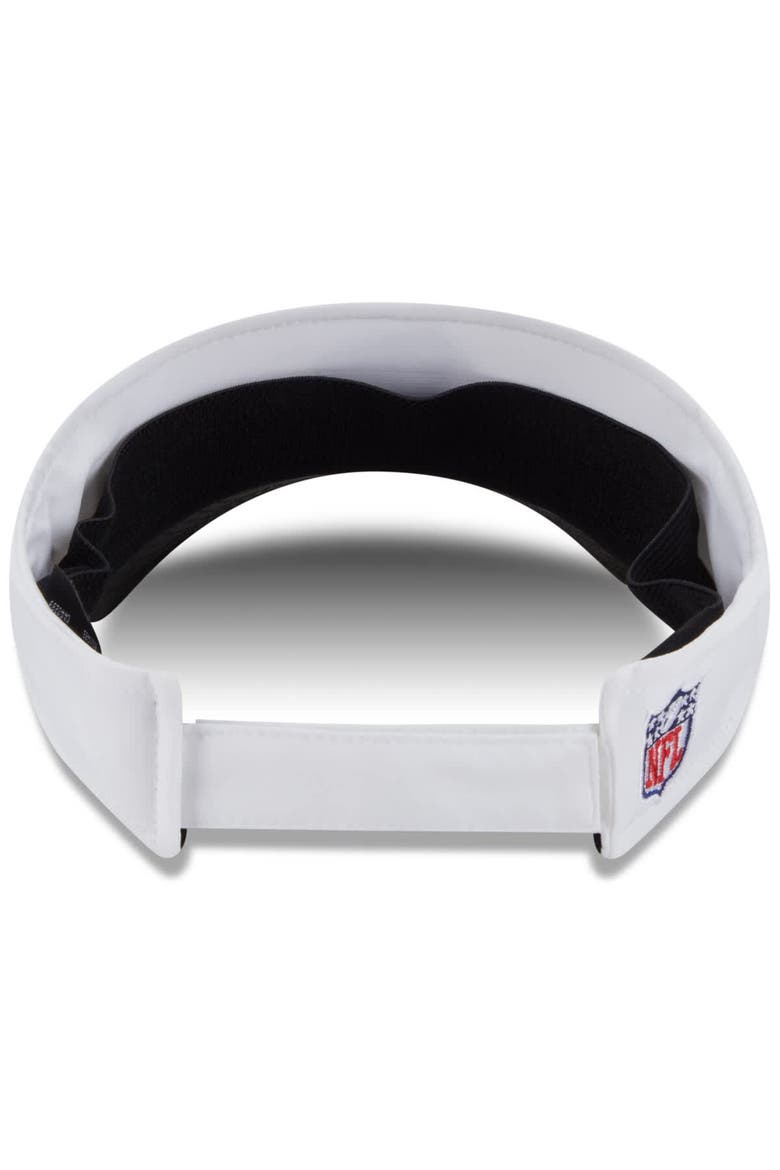 Men's New Era  White/Black Baltimore Ravens 2025 NFL Training Camp Adjustable Visor, Alternate, color, White