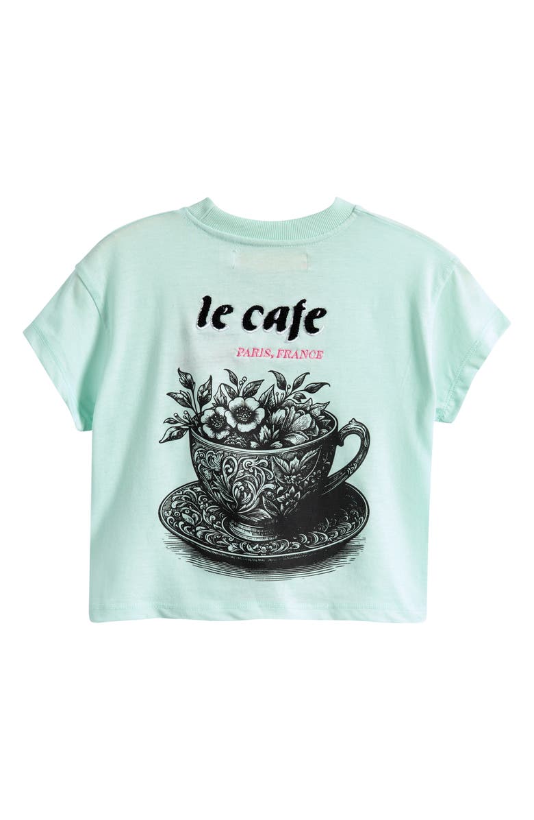 Vintage Havana Kids' Le Cafe Graphic T-Shirt, Alternate, color, Mint