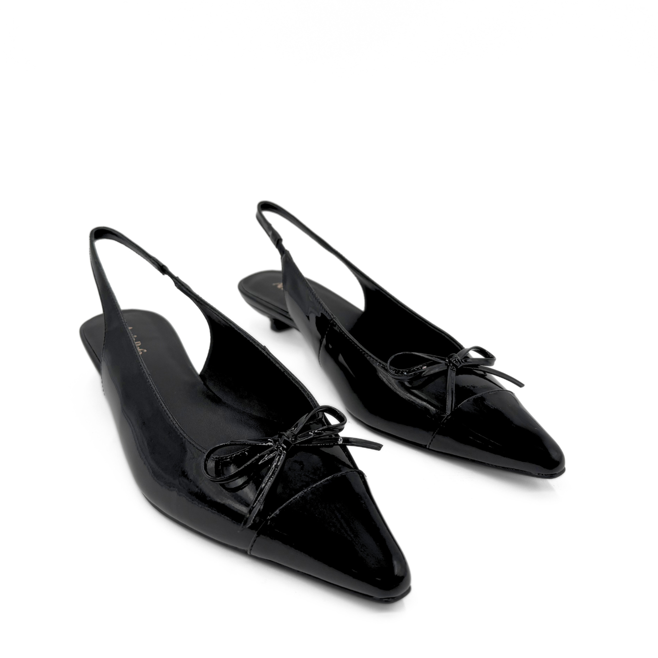 Amie Rafa Montecito Kitten Heels, Alternate, color, Black