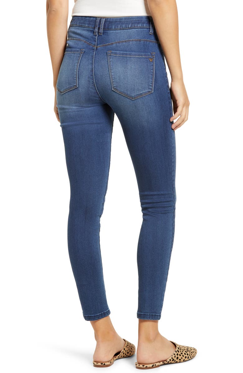 Wit & Wisdom Ab-Solution High Waist Crop Jeans, Alternate, color,