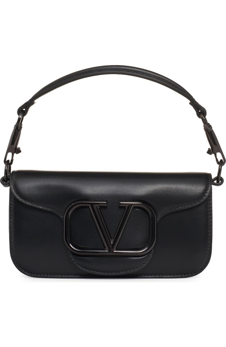 Valentino Garavani VLOGO Signature Leather Shoulder Bag, Main, color,