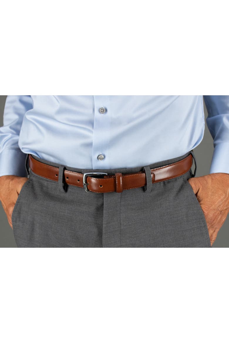 Jameson 31mm Genuine Leather Dress Belt, Alternate, color, Tan