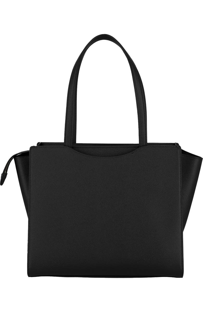 FERRAGAMO Gemini Pebbled Leather Tote, Alternate, color,