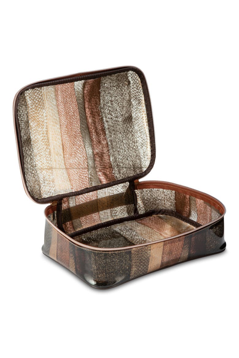 Jumbo Makeup Case, Alternate, color, COBRA