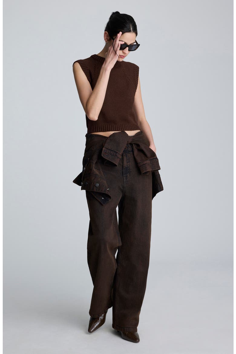 Baggy Boyfriend, Alternate, color, MEDIUM BARK OVERDYE