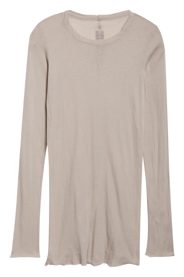 Long Sleeve Rib T-Shirt, Alternate, color, PEARL