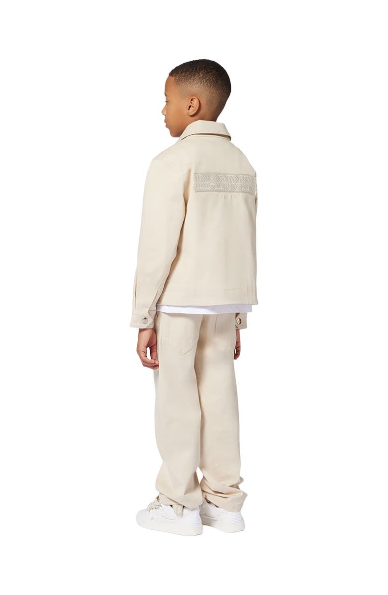 Lanvin KIDS BAGGY COTTON TROUSERS, Alternate, color, 