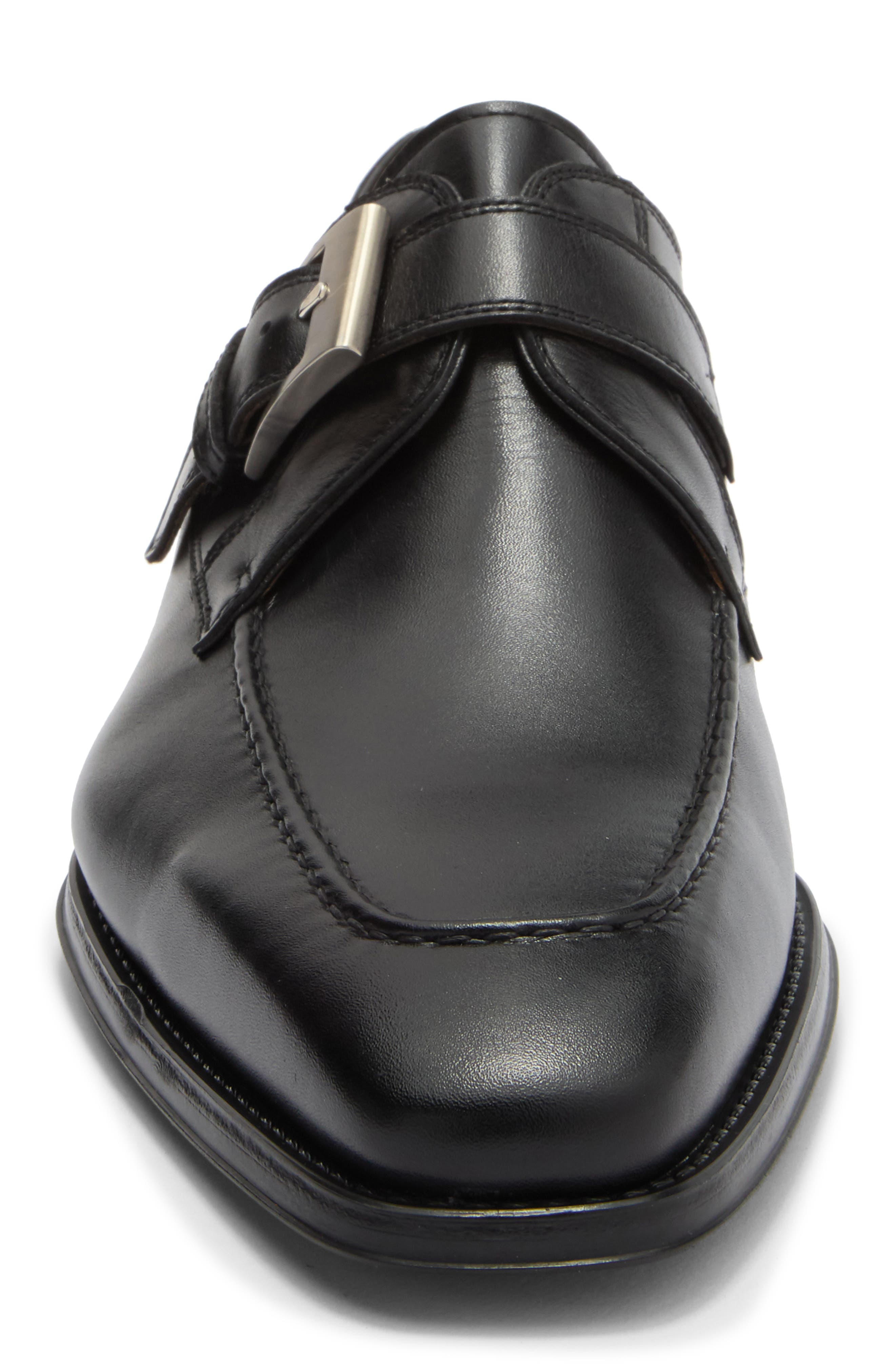 Magnanni Mauricios Monk Strap Loafer - Wide Width Available, Alternate, color, Black
