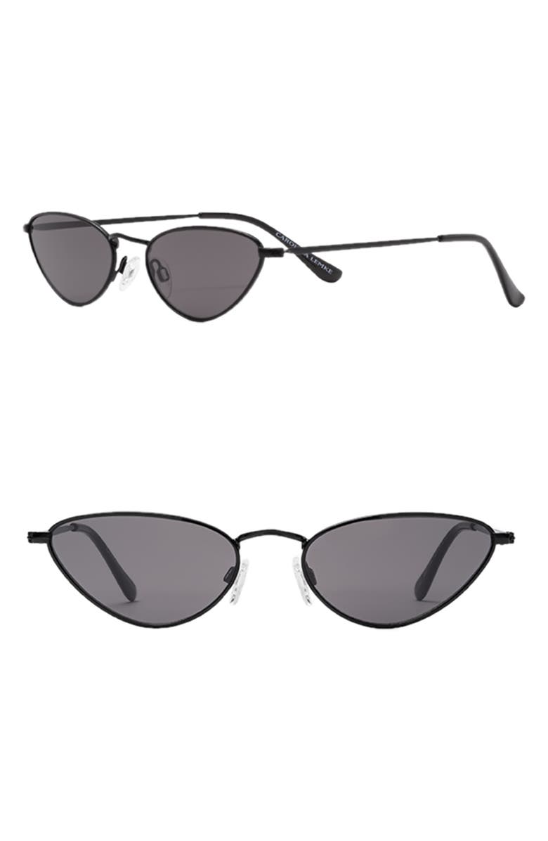 Carolina Lemke Ambra 53mm Irregular Oval Sunglasses, Main, color, 