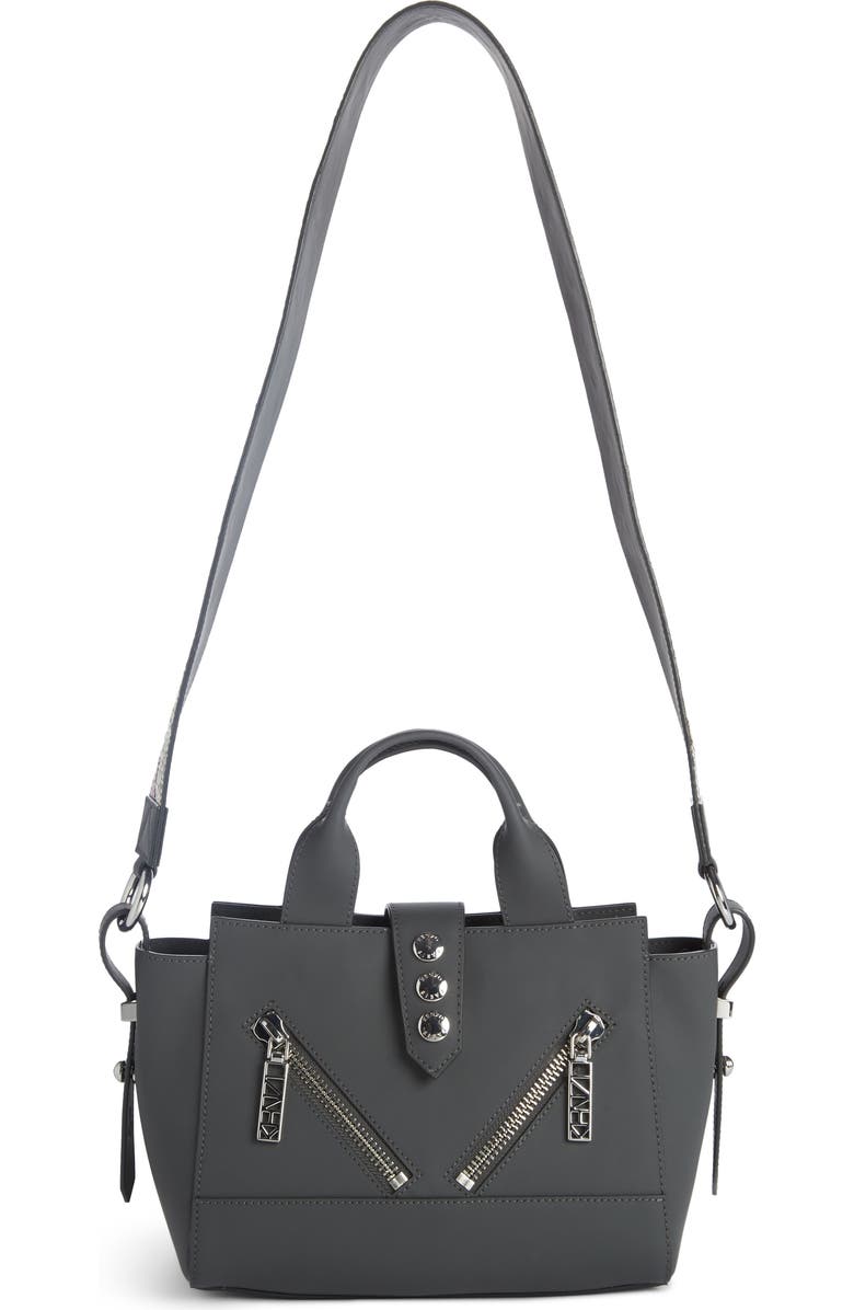 KENZO Mini Kalifornia Leather Satchel, Main, color,