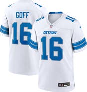 Nike Men's Nike Jared Goff White Detroit Lions Game Jersey