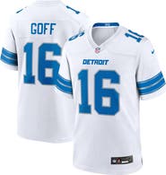 Nike Men's Nike Jared Goff White Detroit Lions Game Jersey
