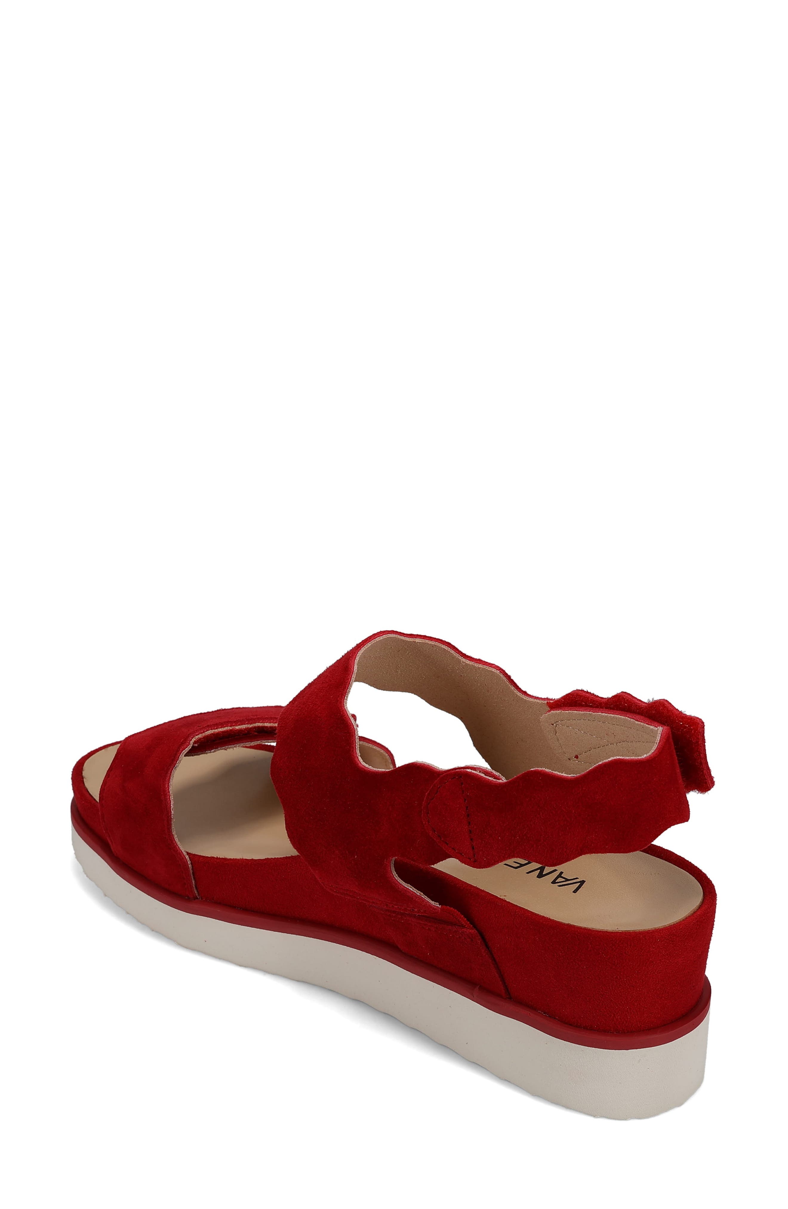 VANELi Ulani Wedge Sandal, Alternate, color, Red