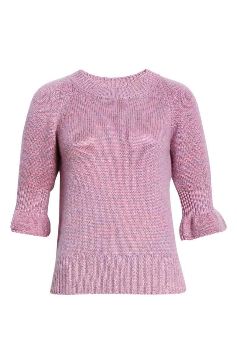 Brock Collection Flounce Cuff Cashmere Sweater, Alternate, color, 