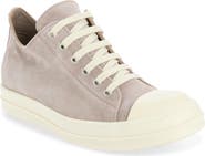 Rick Owens Leather Low Top Sneaker