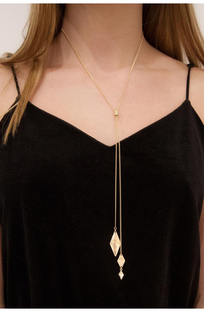 Ettika Geo Lariat Necklace, Alternate, color,