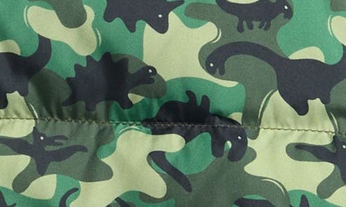 Calonie Kids' Blake Reversible Down Puffer Jacket In Animal Print