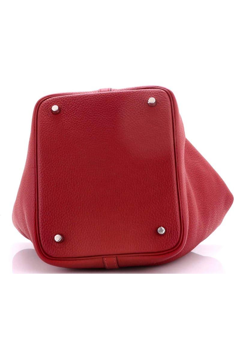 Pre-Owned Hermes Picotin Lock Bag Clemence MM, Alternate, color, Rouge Grenat