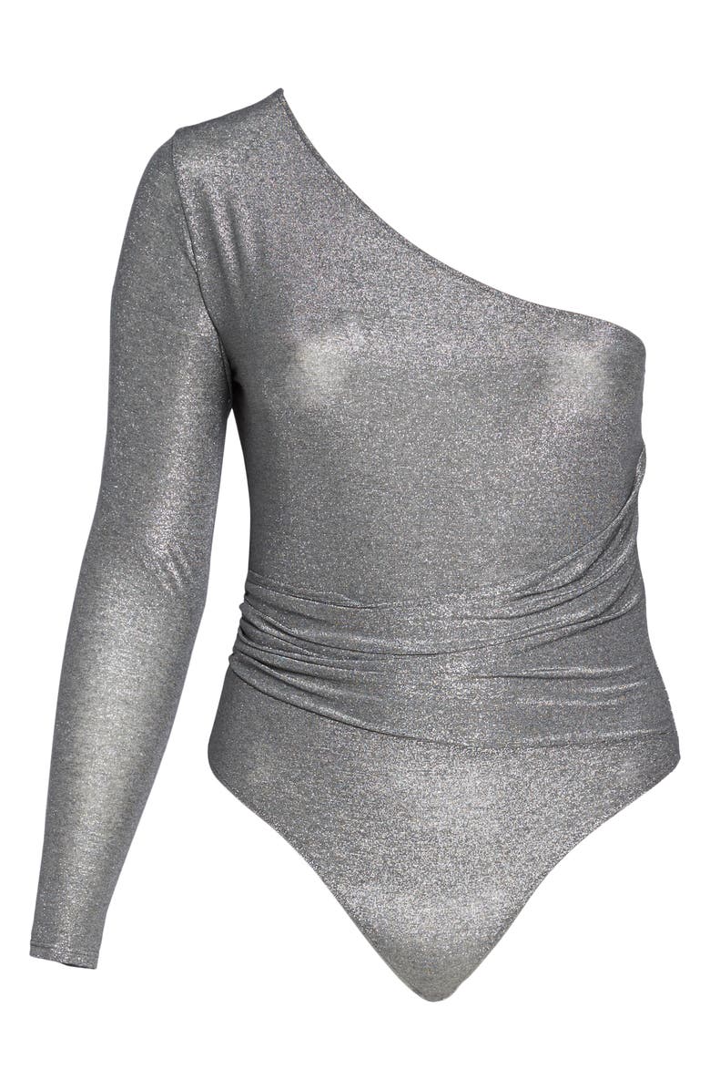 Only Hearts One-Shoulder Thong Bodysuit, Alternate, color, 