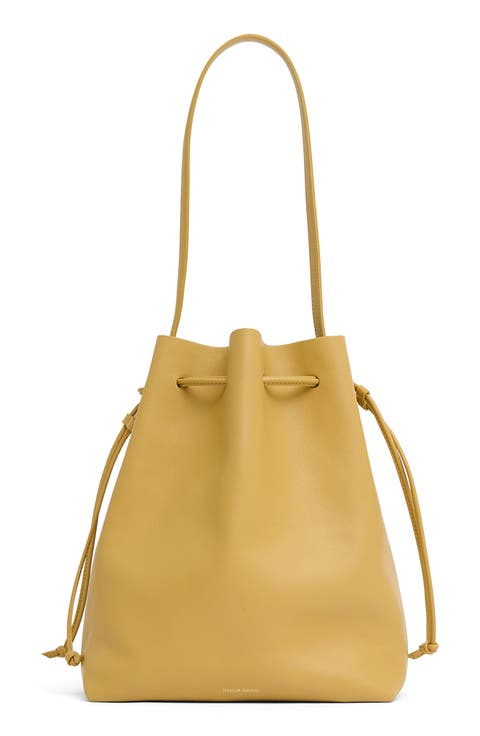 Drawstring Cabas Bucket Bag