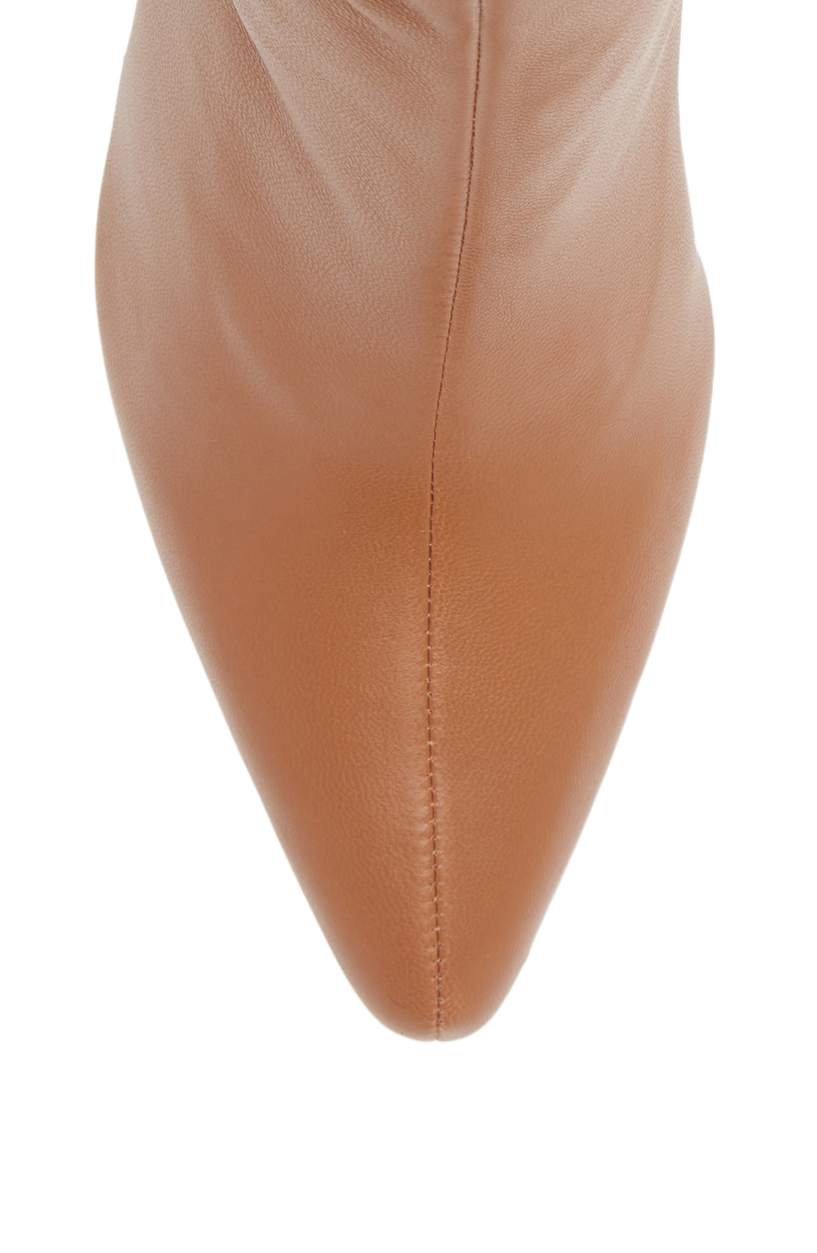 Phoenix Wedge Heel Bootie, Alternate, color, TOBACCO LEATHER