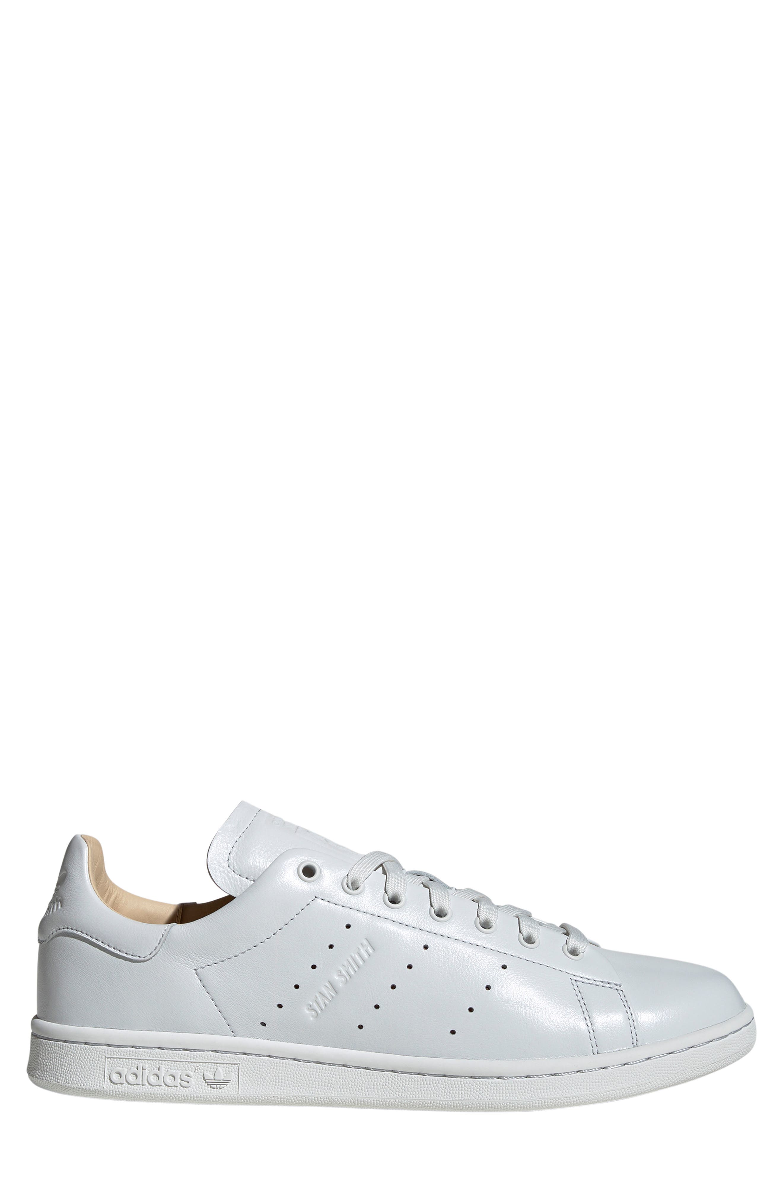 Stan Smith Lux Sneaker, Alternate, color, WHITE/ WHITE/ HALO BLUSH
