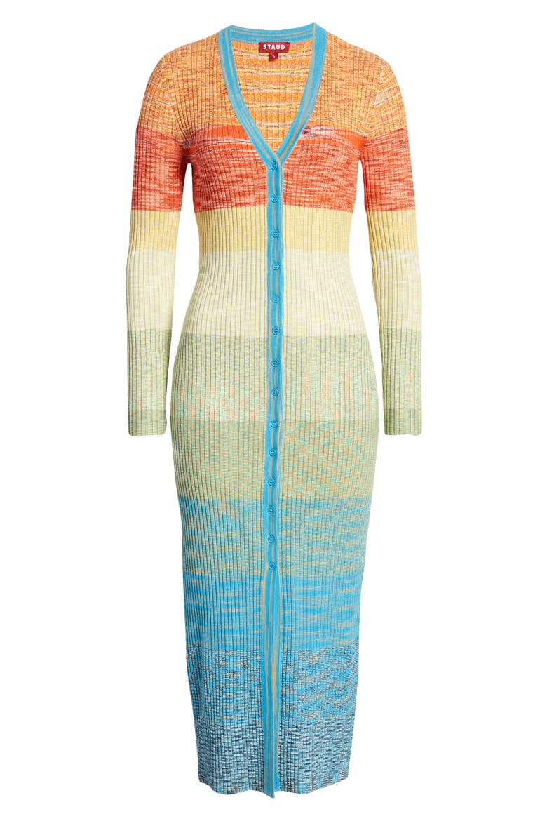 Shoko Longline Cardigan, Alternate, color, RAINBOW MULTI
