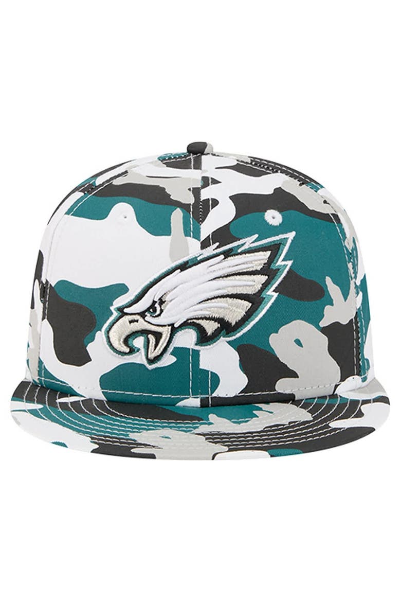 Men's New Era  Midnight Green/Black Philadelphia Eagles 59FIFTY Fitted Hat, Alternate, color, Green