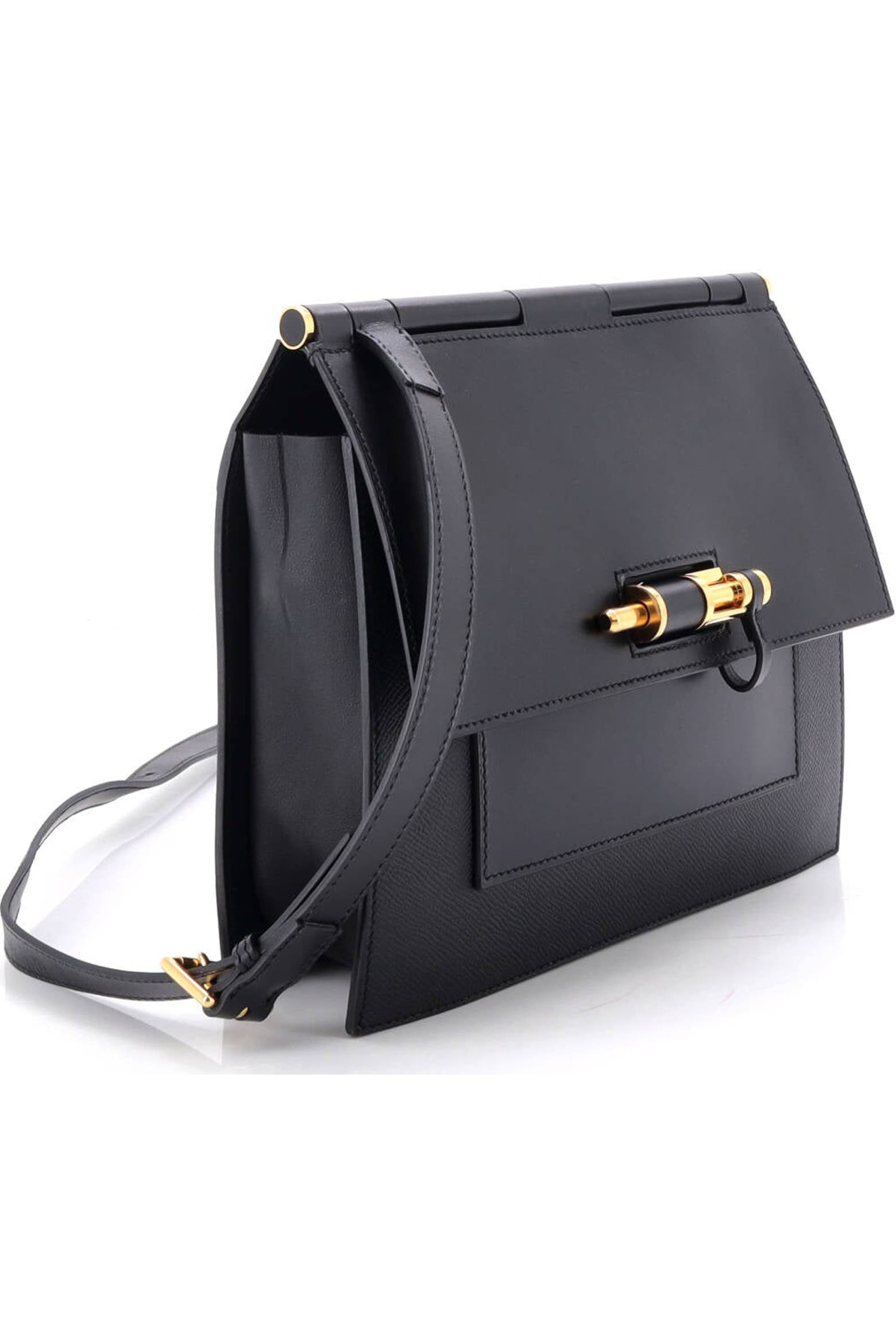 Swift Altaration Pre-Owned Hermes Sacabar Shoulder Bag Epsom and Swift 24 (Women ...