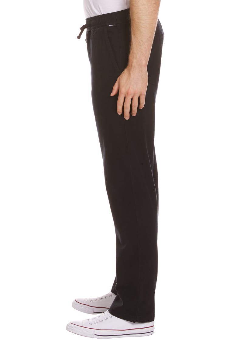 DNA Beach Stretch Cotton Pants, Alternate, color, BLACK