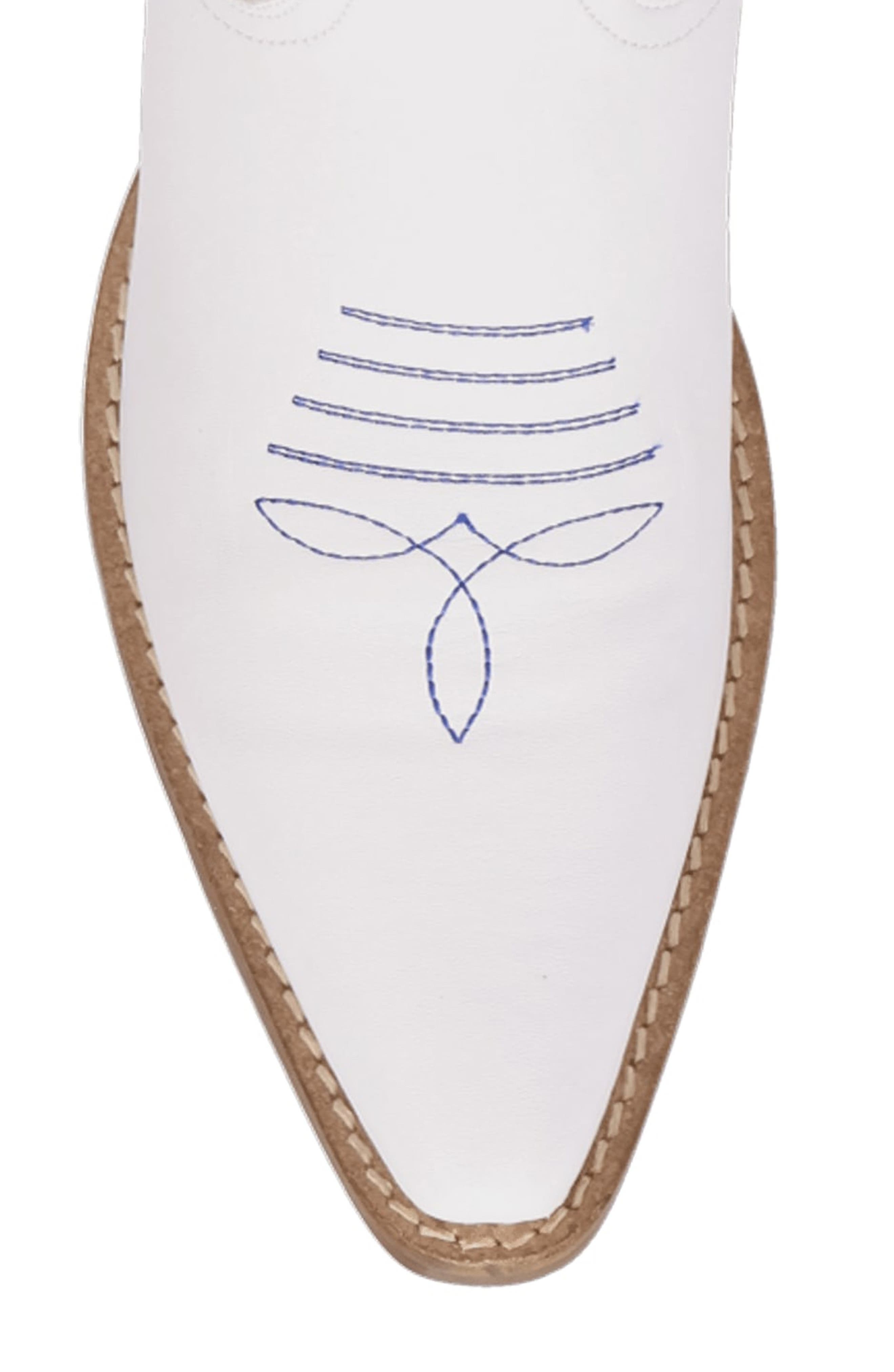 Posie Knee High Western Boot, Alternate, color, BLUE