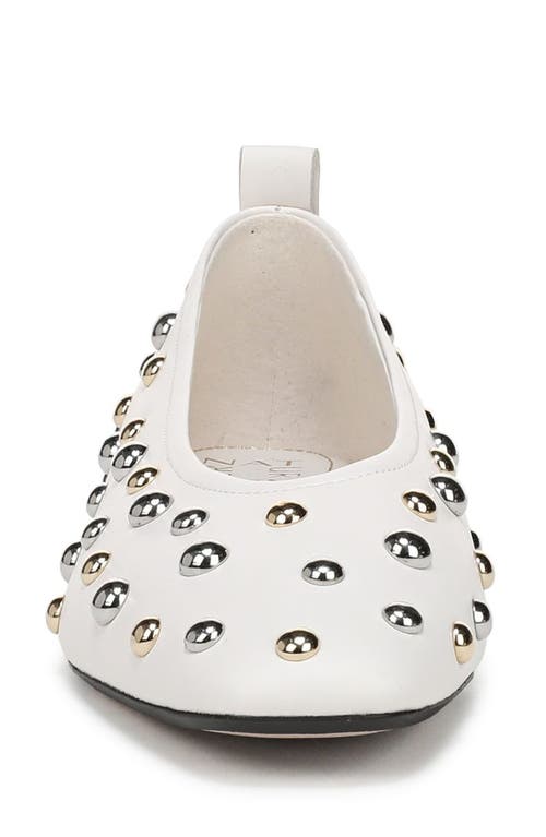 27 Edit Naturalizer Carla Stud Ballet Flat In White