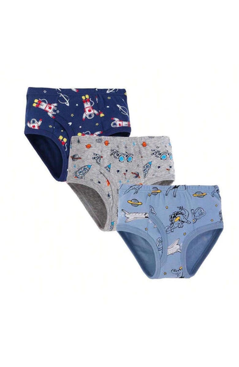 BenBen 6 Pack Boys and Toddlers Underwears Soft Cotton Panties, Alternate, color, Blue