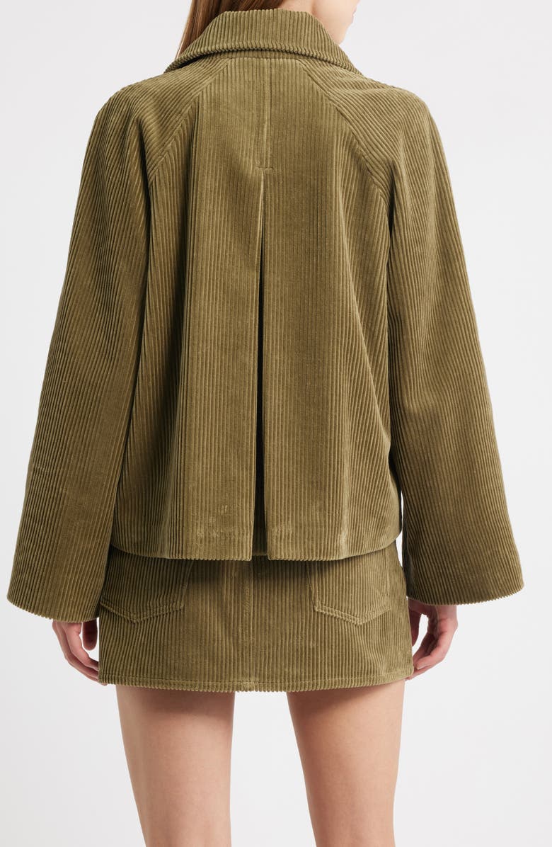 FRAME The Corduroy Swing Jacket, Alternate, color, Artichoke