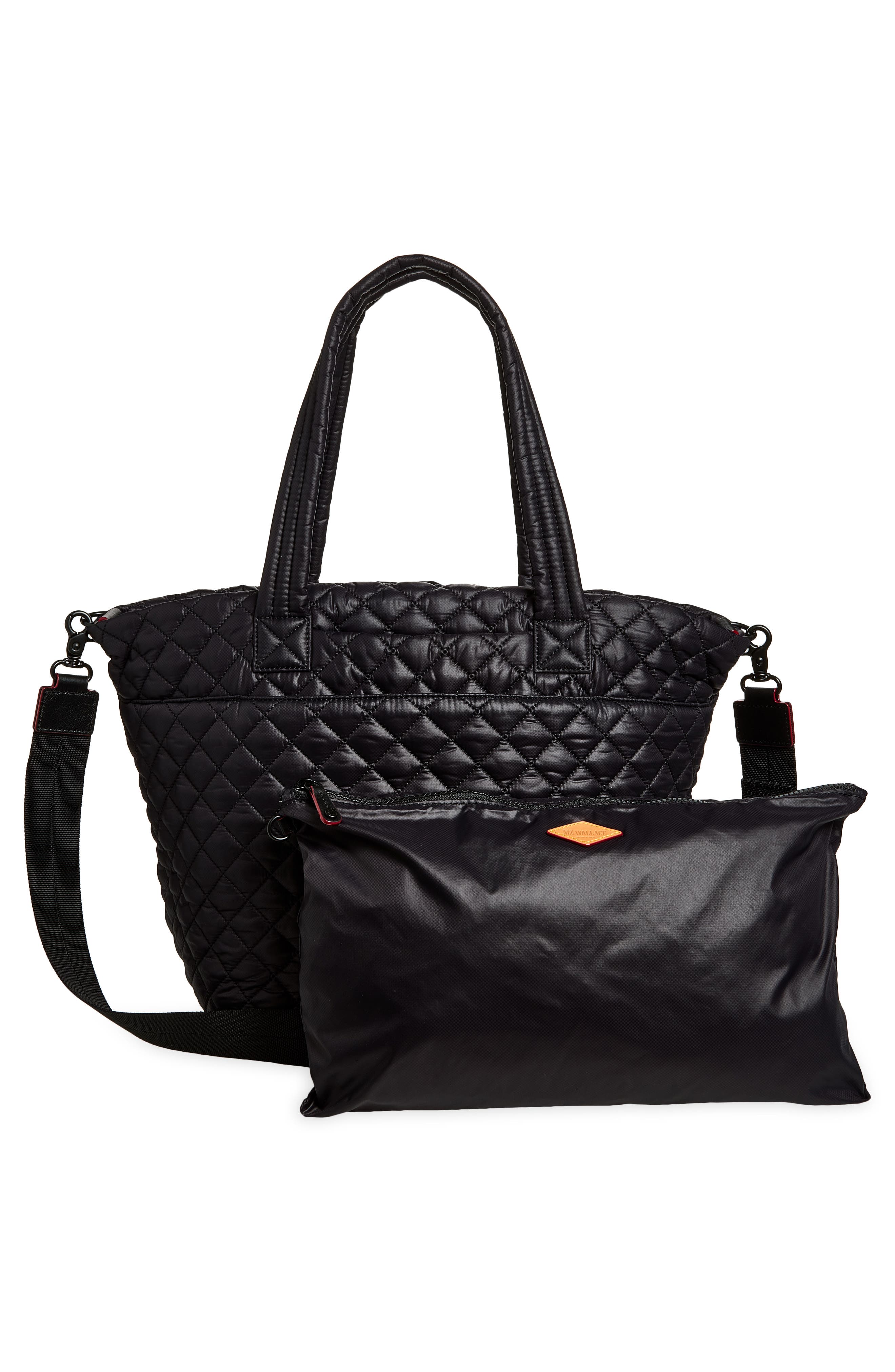 Medium Metro Deluxe Tote, Alternate, color, BLACK 4