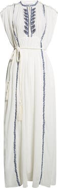 Isabel Marant Étoile Liviane Embroidered Maxi Dress