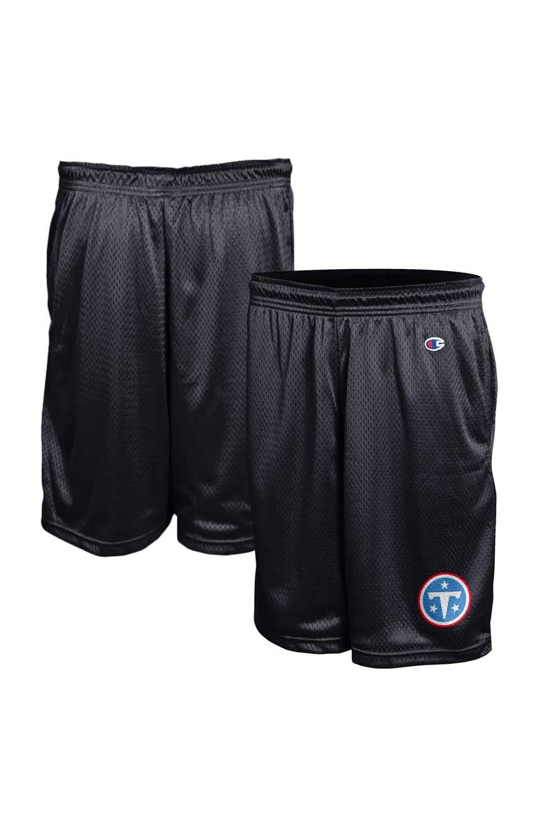 Champion Men's Champion Black Tennessee Titans Classic Mesh Shorts, Main, color, Black