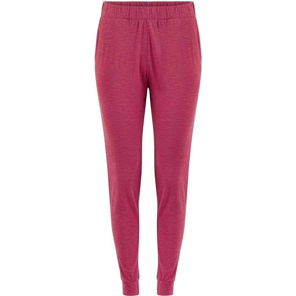 Lezat Tegan Organic Cotton Jogger Pant In Pink