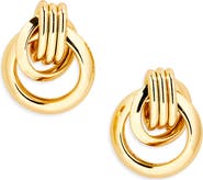 Kenneth Jay Lane Love Knot Stud Earrings