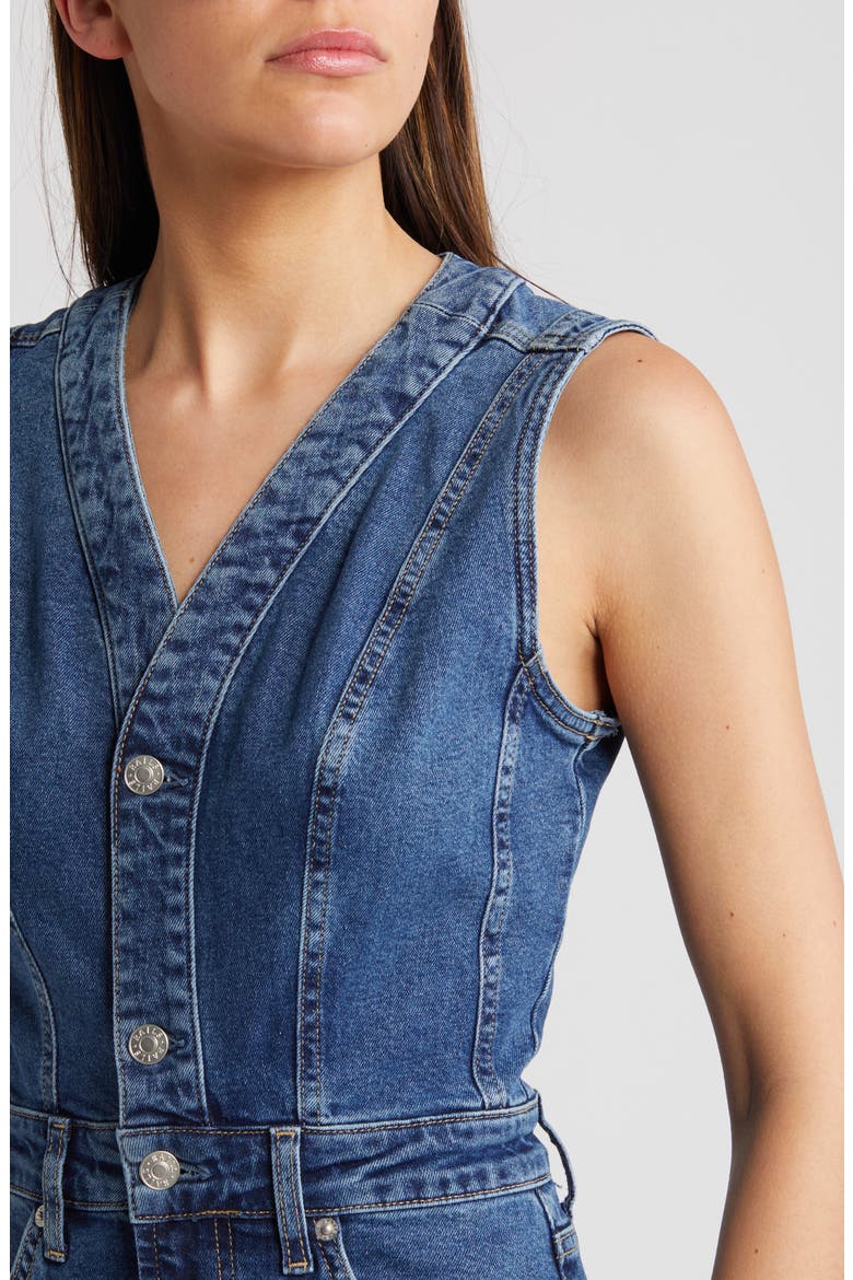 Westwood Sleeveless Denim Dress, Alternate, color, BLUE STONE