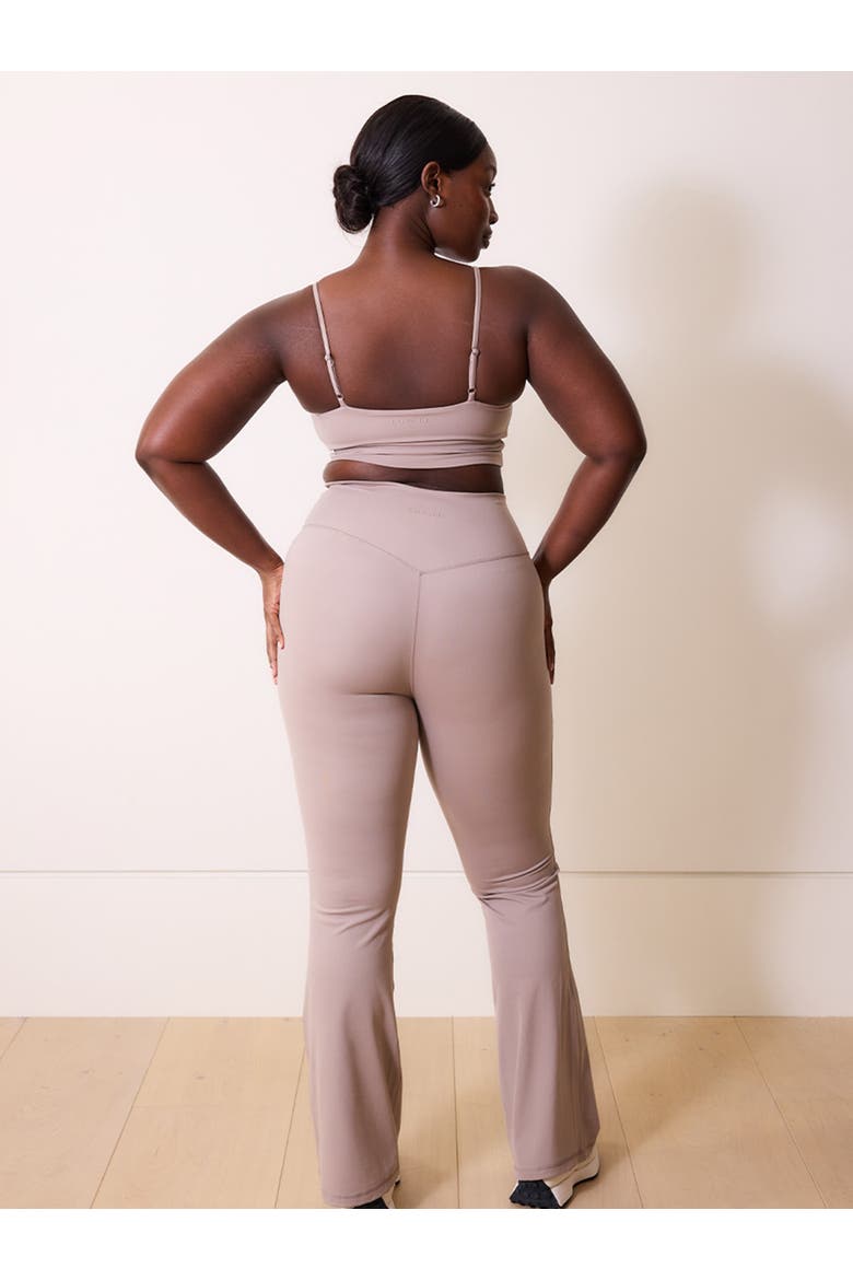 24/7 Revitalise Flare Regular Leggings, Alternate, color, Clay